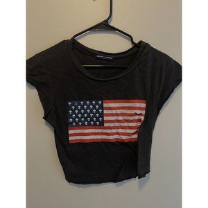 Brandy Melville short sleeve alien flag tee One Size Vintage pinterest tee